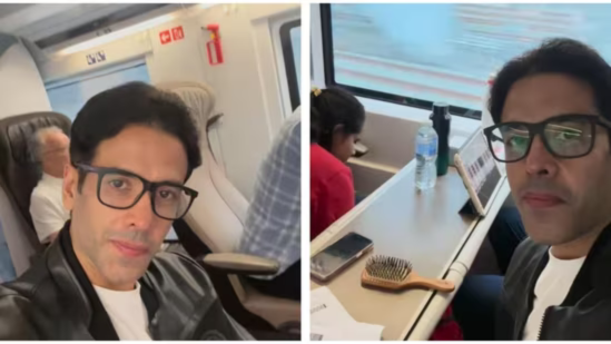 Tusshar Kapoor shares video from Eurorail, says he prefers Mumbai Local instead.