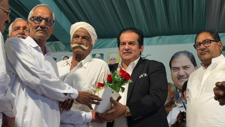 Former Pakistan minister Abdul Rehman visits Haryana’s Chautala village for Diwali event; celebrates INLD win